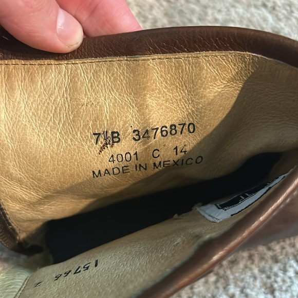 Frye Brown Leather Ankle Boots - Picture 6 of 7